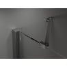 Mexen Velar Duo Sliding Shower Enclosure 90 x 90 cm, Transparent, Brushed Gun Gray - 871-090-090-02-66