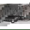 Mexen Velar Duo extendable shower cubicle 80 x 80 cm, transparent, black - 871-080-080-02-70