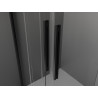 Mexen Velar Duo Sliding Shower Enclosure 90 x 90 cm, Transparent, Black - 871-090-090-02-70