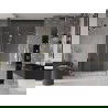 Mexen Velar Duo sliding shower door 140 cm, transparent, gold - 871-140-000-02-50