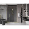 Mexen Velar Duo sliding shower doors 140 cm, transparent, gold - 871-140-000-02-50