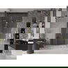 Mexen Velar Duo sliding shower door 150 cm, transparent, brushed gold - 871-150-000-02-55