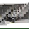 Mexen Velar Duo sliding shower door 160 cm, transparent, brushed gold - 871-160-000-02-55