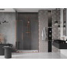 Mexen Velar Duo Sliding Shower Doors 140 cm, Transparent, Rose Gold - 871-140-000-02-60