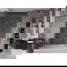 Mexen Velar Duo sliding shower door 140 cm, transparent, brushed copper - 871-140-000-02-65