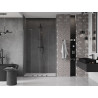 Mexen Velar Duo Sliding Shower Door 150 cm, Transparent, Brushed Gun Gray - 871-150-000-02-66