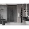 Mexen Velar Duo Sliding Shower Door 150 cm, Transparent, Brushed Gun Gray - 871-150-000-02-66