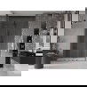 Mexen Velar Duo sliding shower door 160 cm, transparent, brushed gun gray - 871-160-000-02-66