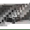 Mexen Velar Duo sliding shower door 150 cm, transparent, black - 871-150-000-02-70