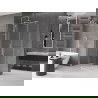 Mexen Velar extendable shower cubicle 100 x 80 cm, transparent, chrome - 871-100-080-01-01
