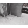 Mexen Velar retractable shower cabin 90 x 90 cm, transparent, chrome - 871-090-090-01-01