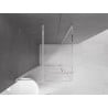 Mexen Velar sliding shower cabin 90 x 90 cm, transparent, chrome - 871-090-090-01-01