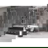 Mexen Velar extendable shower cubicle 110 x 110 cm, transparent, chrome - 871-110-110-01-01