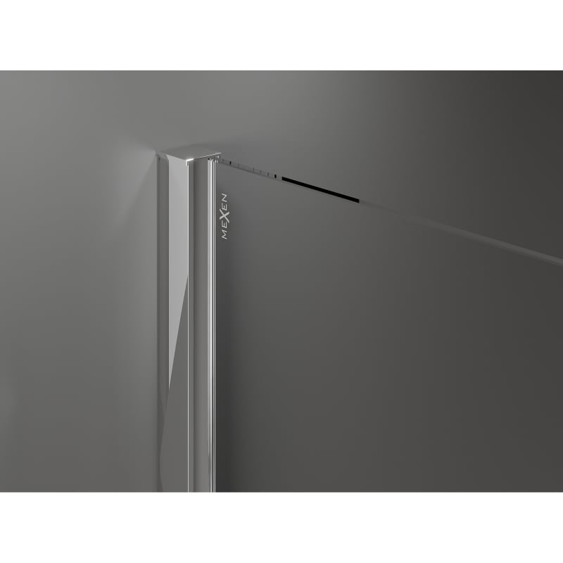 Mexen Velar sliding shower cabin 140 x 85 cm, transparent, chrome - 871-140-085-01-01