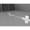 Mexen Velar sliding shower enclosure 140 x 90 cm, transparent, chrome - 871-140-090-01-01