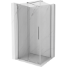 Mexen Velar sliding shower cabin 140 x 90 cm, transparent, chrome - 871-140-090-01-01