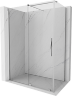 Mexen Velar extendable shower cubicle 150 x 90 cm, transparent, chrome - 871-150-090-01-01