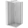Mexen Velar sliding shower enclosure 100 x 100 cm, transparent, chrome - 871-100-100-01-01