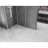 Mexen Velar sliding shower cabin 100 x 100 cm, transparent, white - 871-100-100-01-20