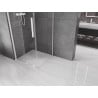 Mexen Velar sliding shower cabin 100 x 100 cm, transparent, white - 871-100-100-01-20