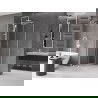 Mexen Velar extendable shower cubicle 100 x 100 cm, transparent, white - 871-100-100-01-20