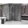 Mexen Velar sliding shower cabin 100 x 100 cm, transparent, white - 871-100-100-01-20