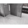 Mexen Velar extendable shower cubicle 150 x 70 cm, transparent, white - 871-150-070-01-20