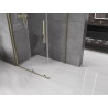 Mexen Velar sliding shower cabin 100 x 85 cm, transparent, gold - 871-100-085-01-50