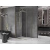 Mexen Velar extendable shower cubicle 110 x 90 cm, transparent, gold - 871-110-090-01-50