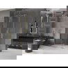 Mexen Velar extendable shower cubicle 120 x 90 cm, transparent, gold - 871-120-090-01-50