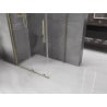 Mexen Velar sliding shower cabin 140 x 100 cm, transparent, gold - 871-140-100-01-50