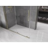 Mexen Velar sliding shower cabin 130 x 70 cm, transparent, gold - 871-130-070-01-50