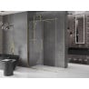 Mexen Velar extendable shower cubicle 150 x 70 cm, transparent, gold - 871-150-070-01-50