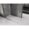Mexen Velar sliding shower enclosure 150 x 75 cm, transparent, gold - 871-150-075-01-50