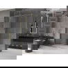 Mexen Velar extendable shower cubicle 150 x 85 cm, transparent, gold - 871-150-085-01-50