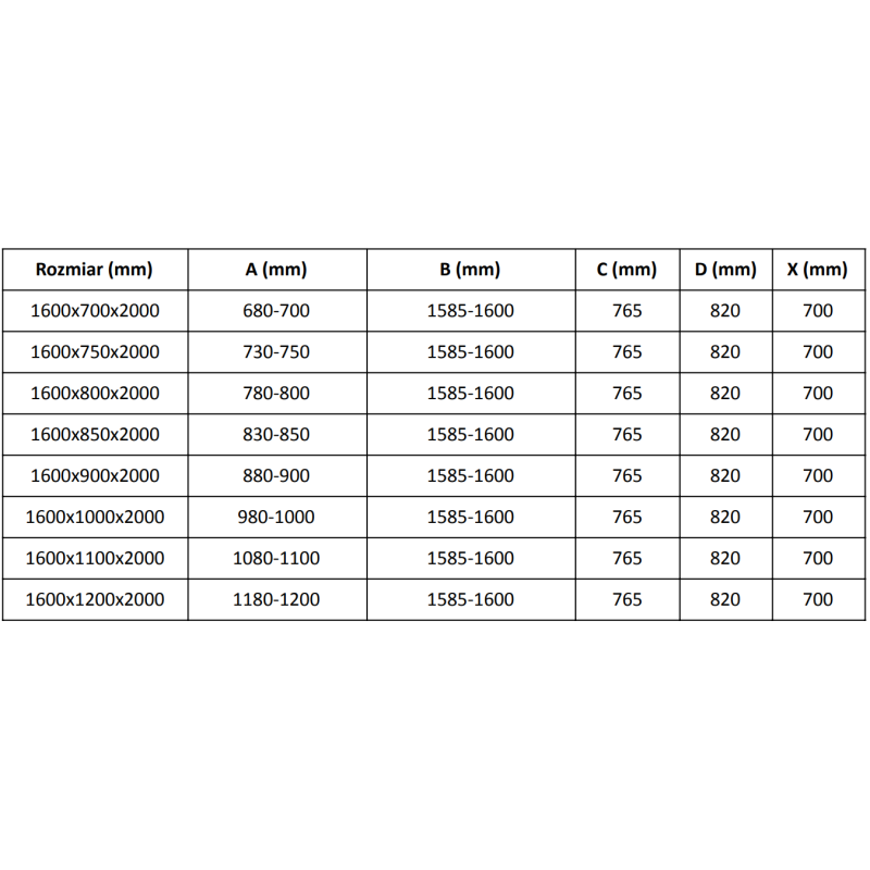 Mexen Velar sliding shower cabin 160 x 80 cm, transparent, gold - 871-160-080-01-50