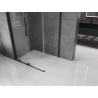 Mexen Velar extendable shower cubicle 110 x 120 cm, transparent, black - 871-110-120-01-70