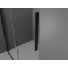 Mexen Velar sliding shower cabin 130 x 90 cm, transparent, black - 871-130-090-01-70