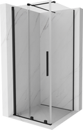 Mexen Velar sliding shower enclosure 120 x 120 cm, transparent, black - 871-120-120-01-70