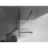 Mexen Velar sliding shower enclosure 120 x 120 cm, transparent, black - 871-120-120-01-70