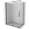 Mexen Velar sliding shower enclosure 160 x 90 cm, transparent, black - 871-160-090-01-70