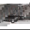 Mexen Velar extendable shower cubicle 110 x 85 cm, transparent, Rose gold - 871-110-085-01-60