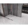 Mexen Velar sliding shower cabin 110 x 100 cm, transparent, rose gold - 871-110-100-01-60