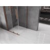 Mexen Velar sliding shower cabin 90 x 90 cm, transparent, rose gold - 871-090-090-01-60