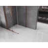 Mexen Velar sliding shower enclosure 100 x 100 cm, transparent, rose gold - 871-100-100-01-60