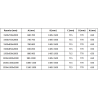 Mexen Velar sliding shower cabin 150 x 75 cm, transparent, pink gold - 871-150-075-01-60