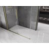 Mexen Velar sliding shower enclosure 150 x 90 cm, transparent, brushed gold - 871-150-090-01-55