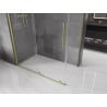 Mexen Velar sliding shower enclosure 150 x 90 cm, transparent, brushed gold - 871-150-090-01-55