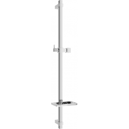 Mexen DQ shower rod with soap dish 80 cm, chrome - 79381-00
