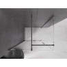 Mexen Velar sliding shower enclosure 110 x 70 cm, transparent, gun gray brushed - 871-110-070-01-66